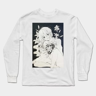 Girl Bone Flower 5 Long Sleeve T-Shirt